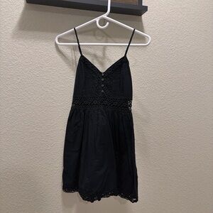 Abercrombie & Fitch Navy Lace Mini Dress